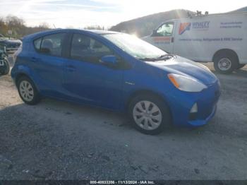  Salvage Toyota Prius c