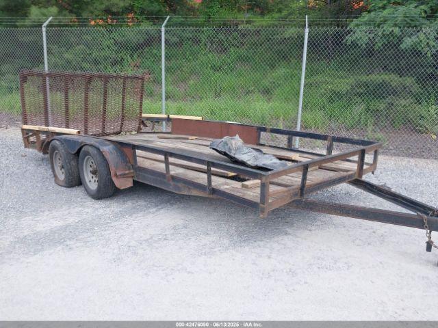  Salvage P&t Utility Trailer