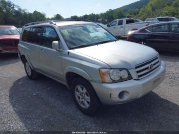  Salvage Toyota Highlander