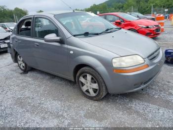  Salvage Chevrolet Aveo