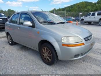  Salvage Chevrolet Aveo
