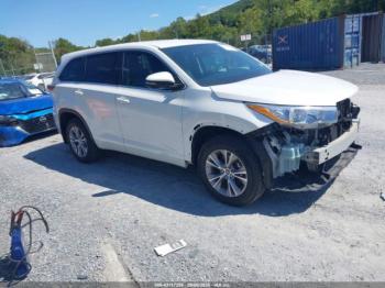  Salvage Toyota Highlander