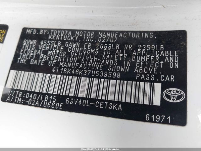 Toyota Camry Se V6 Image 5