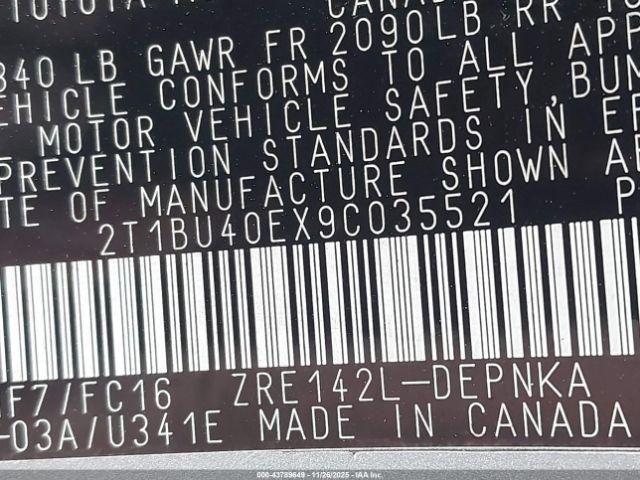 Toyota Corolla Xle Image 7