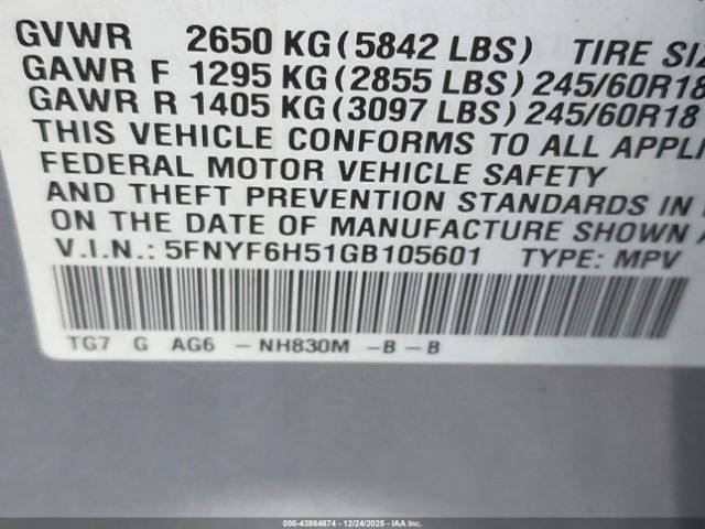 Honda Pilot Ex-l Image 9