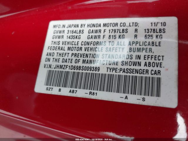 Honda CR-Z Ex Image 10